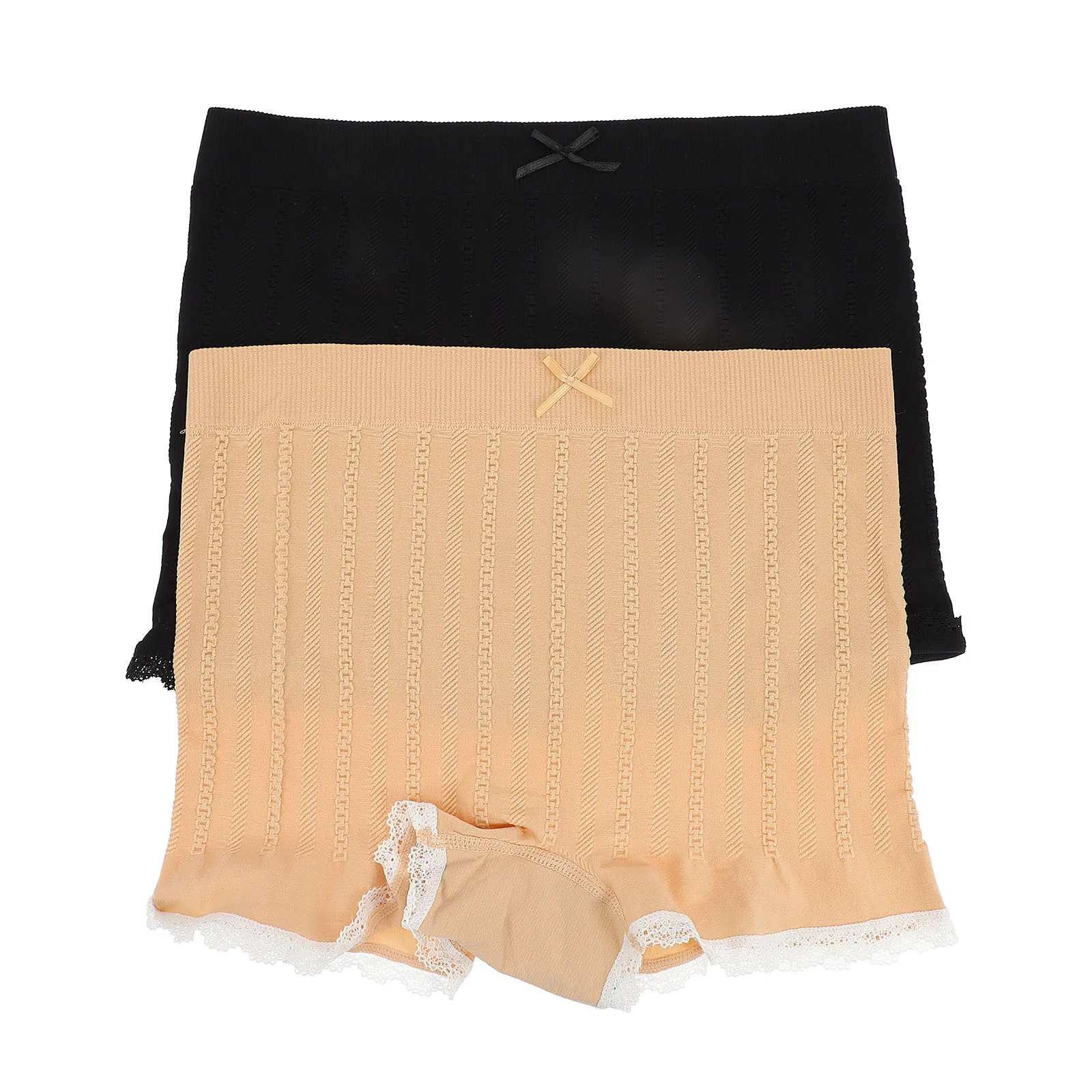 

2Pcs Anti-Emptied Safety Pants Lightweight Nylon Underskirt Shorts Comfortable Durable Girls Summer Wear Underskirt Shorts