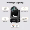 4 ピース/ロット LED ビームスポット 200 ワット移動ヘッド Light11 色 + 14 ゴボス DMX 512 コントローラプロジェクター Dj ディスコ舞台照明 2