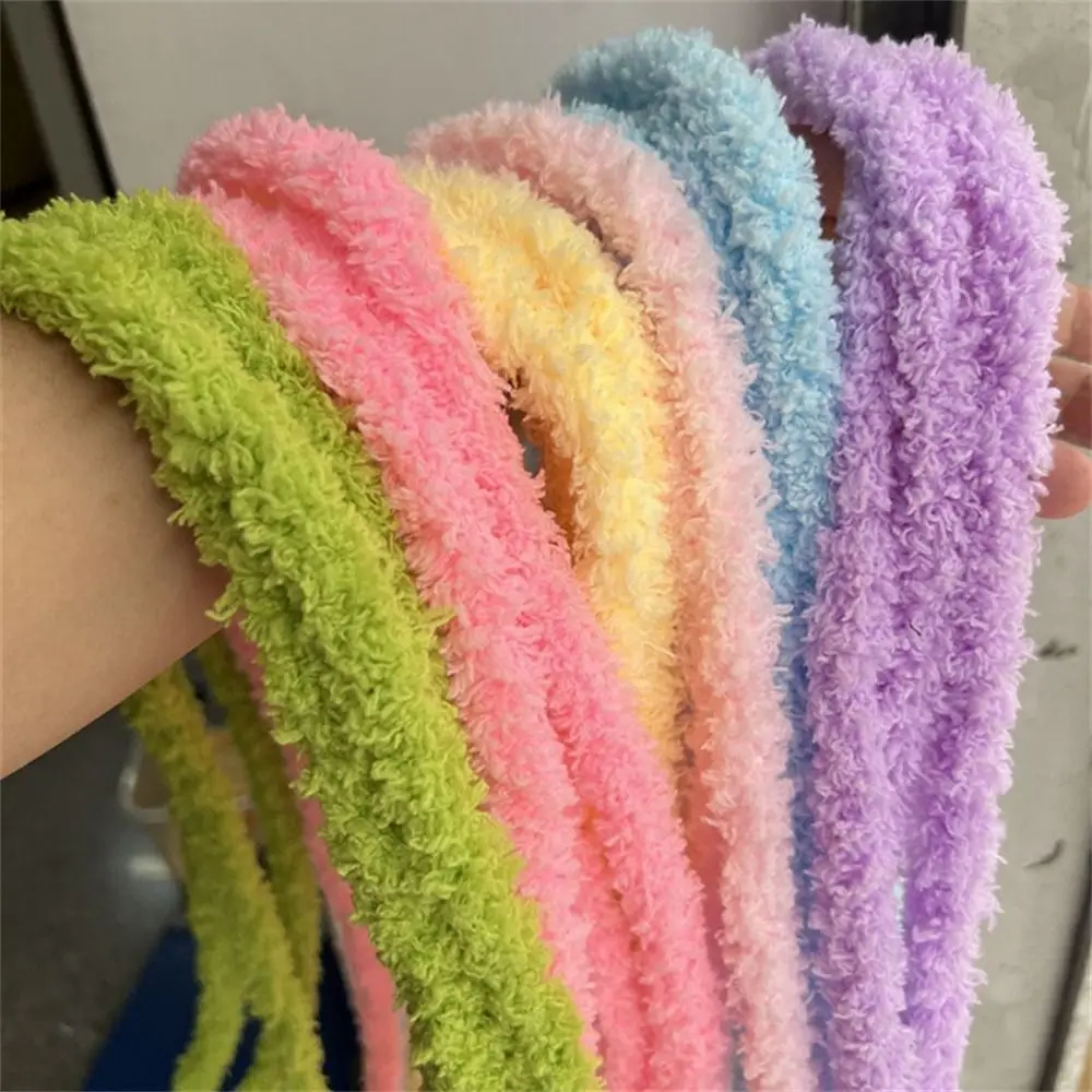Handmade Craft Iron Wire Wire Twist Stick Felt Fabric Multicolor Thread Ribbon Bar Strips 15mm Wool Stick Children Adult