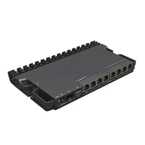 RB5009UPr + S + IN RB5009 Router with PoE-in and PoE-out on All Ports, Small and Medium ISPs. 1 Gigabit 2.5G Gigabit