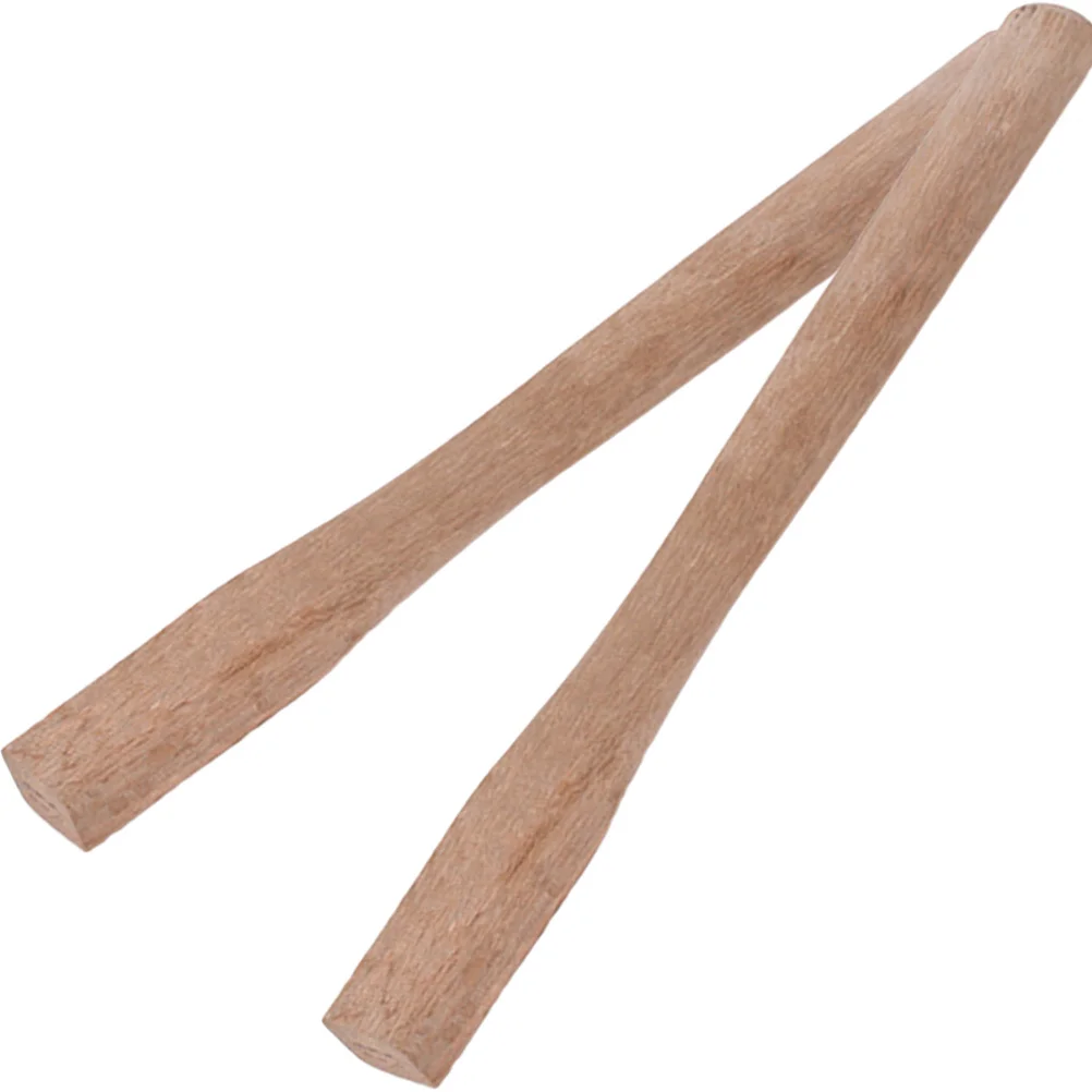 

2Pcs Axe Handle Replacement Wooden Sturdy Grip Comfortable Fit Wood Handle Outdoor Camping Hatchet Accessory Wooden Accessory