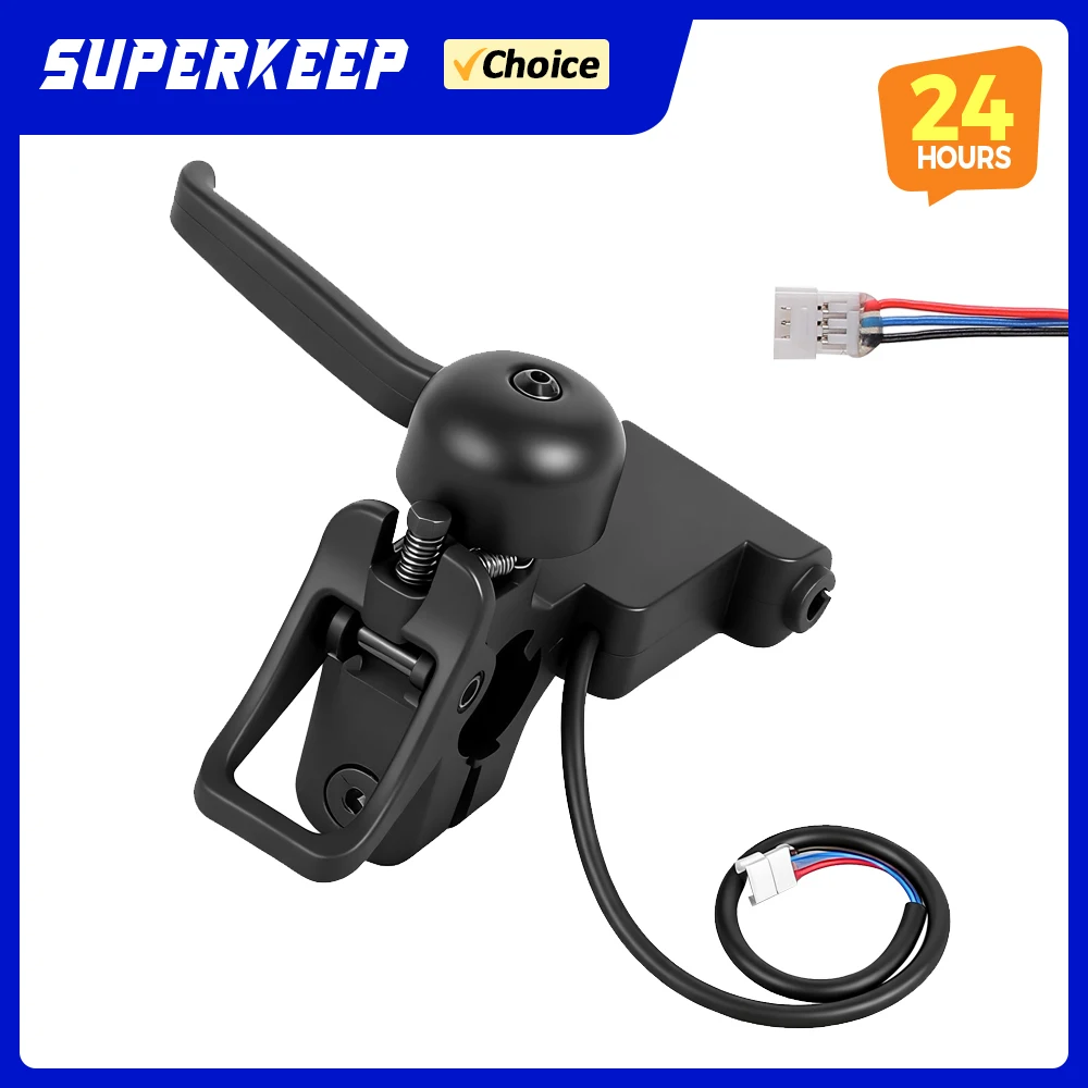 

Left Brake Lever Handlebar For Xiaomi 5 5Pro 5Max Kickscooter Electric Scooter Brake Handle with Bell Durable Repair Parts