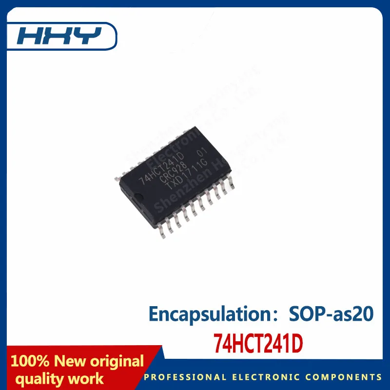 10PCS   74HCT241D package SOP-20 tri-state output buffer driver