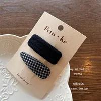 2024 Winter Cute Knitted Flower Hairpins Women Girls Hair Clips Pin Barrettes Accessories Hairgrips Headdress Headwear Ornaments 6