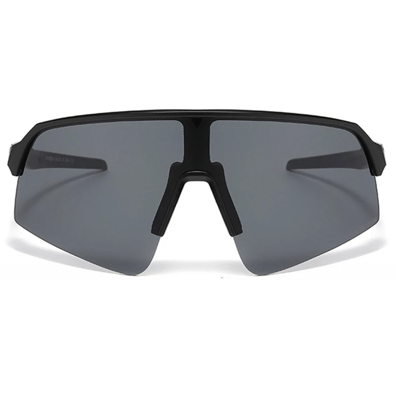 Oversized Road Bicycle Glasses Men Women Brand Mirror Half Frame Cycling Sunglasses Design Coating Mountain Goggles UV400