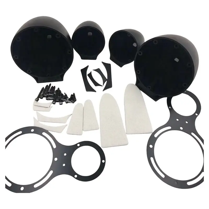 A11M-Auto Tweeter Box Bracket Shell Gasket 3.5 Inch Mid-Range Speaker Base Car Horn Modified Two-Way Bracket