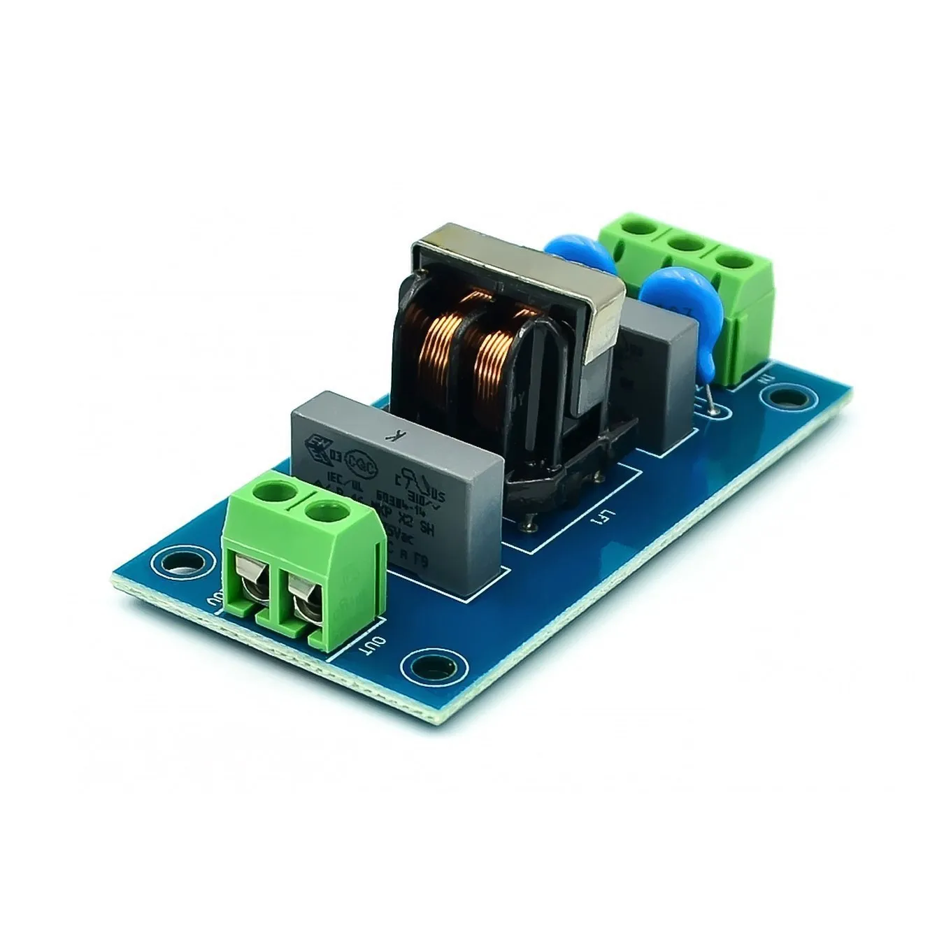 Emi Filter Geluidsversterker Filter Aansluiting 220V 2a Emi Filter Module Voedingskaart