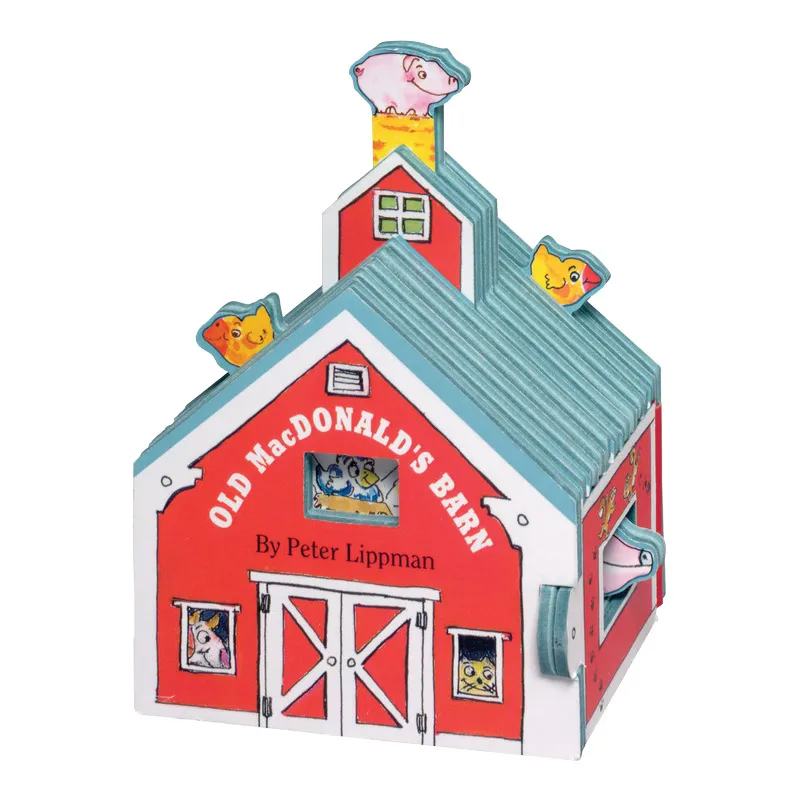 Mini House Old MacDonald's Barn, Baby Children's books aged 1 2 3, English picture book 9781563055003