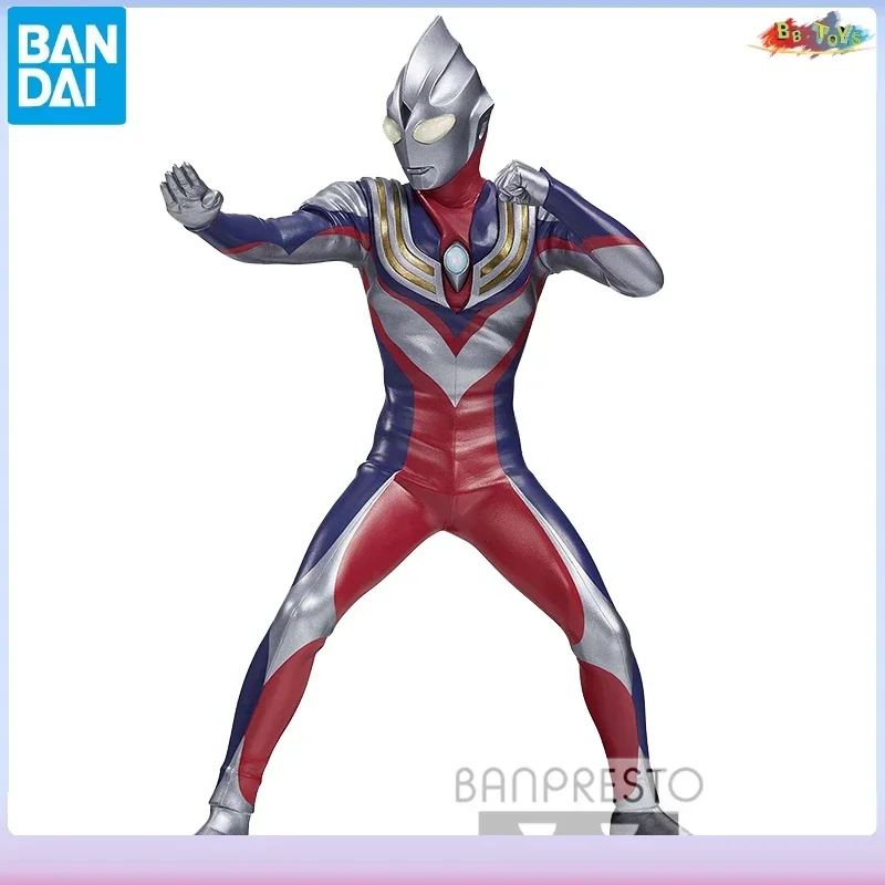 

В наличии Bandai, подлинная оригинальная фигурка Hero Ultra Tiga Night Edition Day&Night, специальная подвижная модель аниме, ручная фигурка, праздничный подарок BB