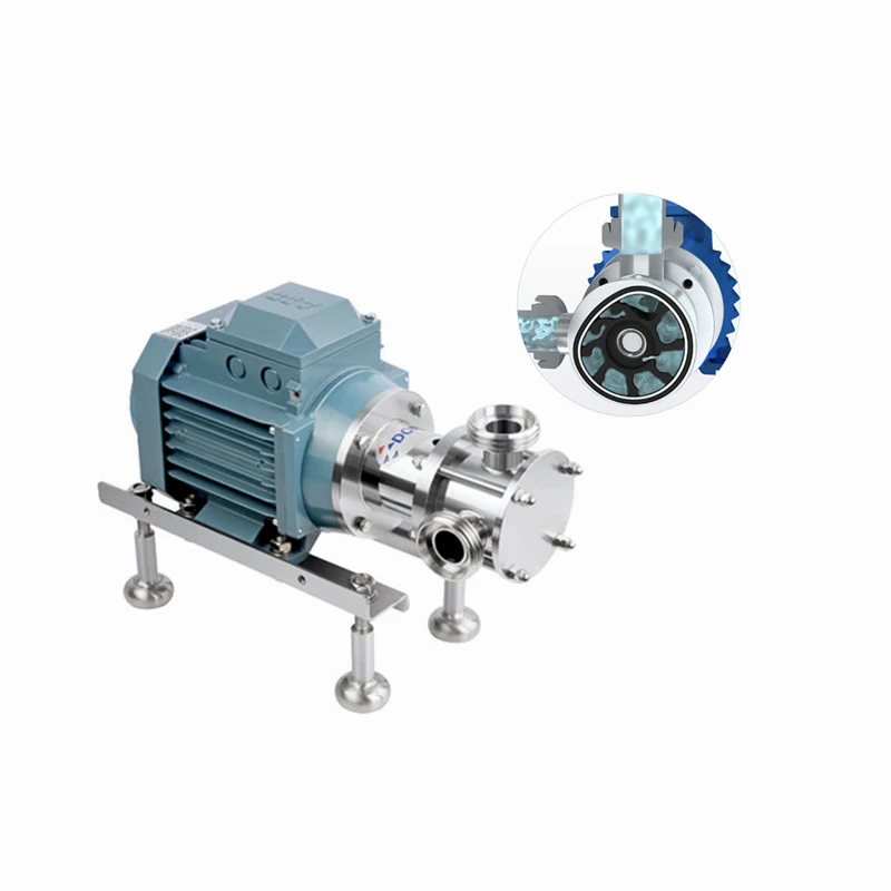 DONJOY RX Series Self Priming Function Flexible Impeller Pump Large Particles Transfer Pump