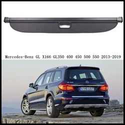 Rear Cargo Cover For Mercedes Benz GL X166 GL350 400 450 500 550 2013-2019 Partition Curtain Screen Shade Trunk Security Shield