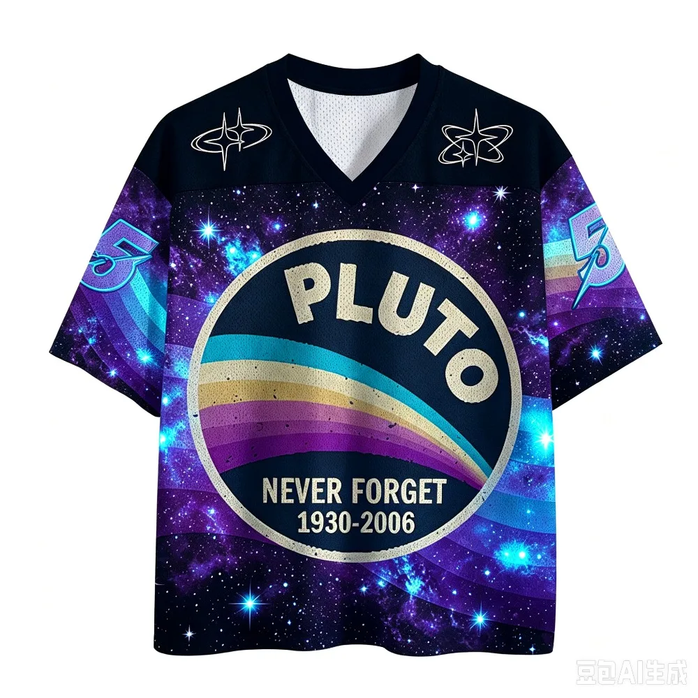 The Universe Starry Sky3D Print Sport Quick-dry Breatha Men V-neck T-shirt Outdoor Street Casual Harajuku Y2K Parent-child Cloth