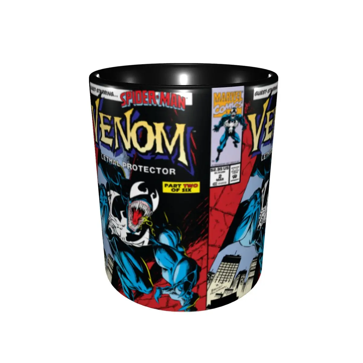 Venom Lethal Protector Copertina comica Accessori Tazza regalo per bambini Tazza Kawaii