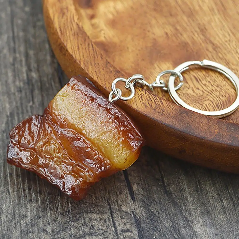 Phone Pendant Toy Cartoon Key Ring Gift Mini  Cute Fashionable Chicken Wings Fast Food Key Chain