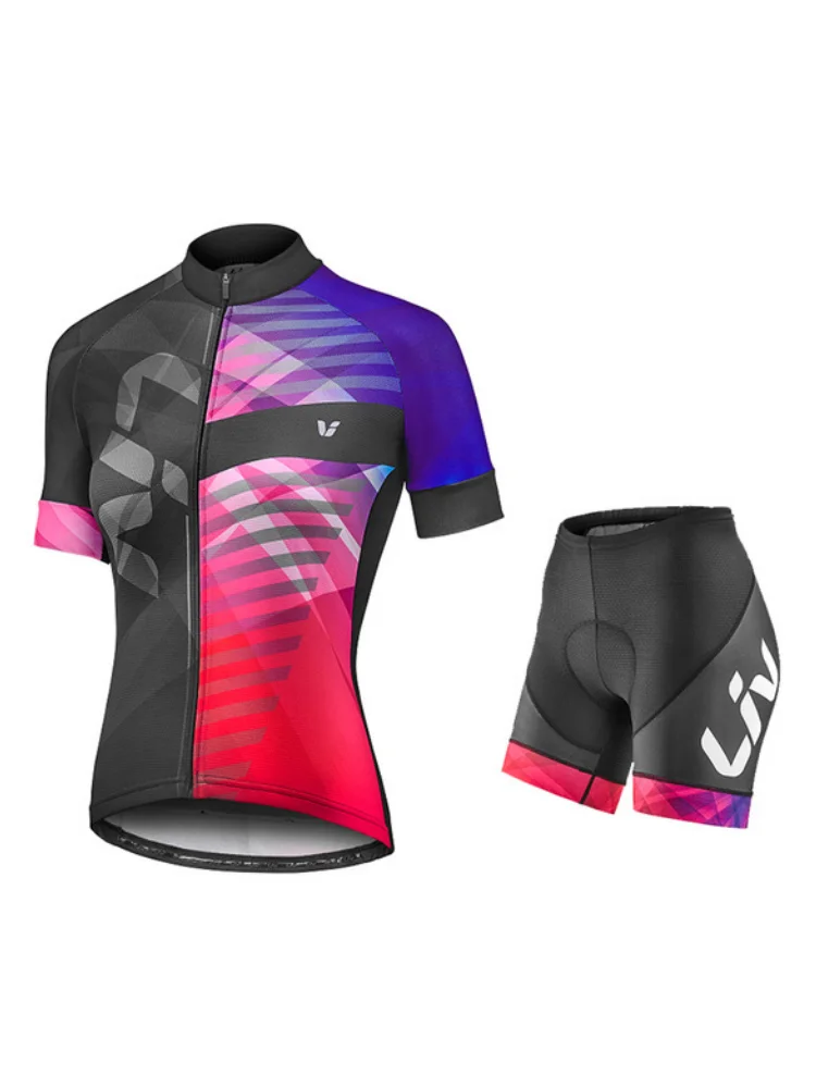 Summer Women Cycling Jerseys Set 2024 New Liv Mountian Bike Clothing Racing Bicycle Clothes Ropa Ciclismo Girls Cycling Set