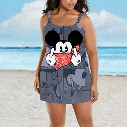 Plus size vestido feminino mulher primavera 2022 disney grande chique elegante vestidos de noite senhoras vestidos de verão de tamanhos grandes feminino