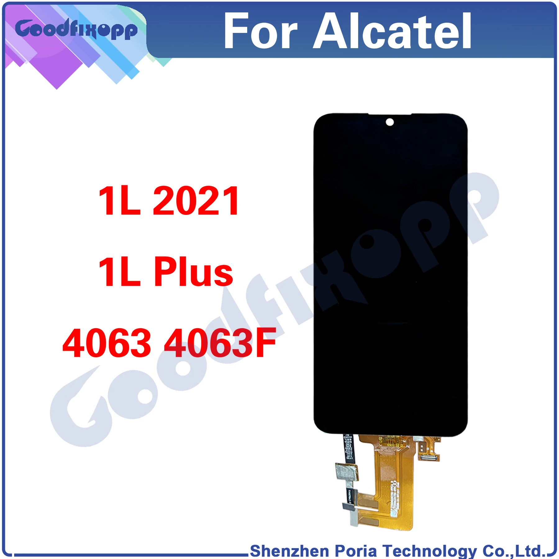 For Alcatel 1L 2021 / 1L Plus 4063 4063F LCD Display Touch Screen Digitizer Assembly Repair Parts Replacement