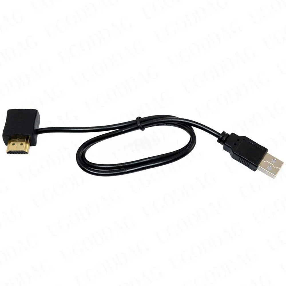 HDMI-compatible Male to USB 2.0 Female Power Adapter Connecting Wire 0.5 Cord Converter 50cm Charger Power Supply Cable