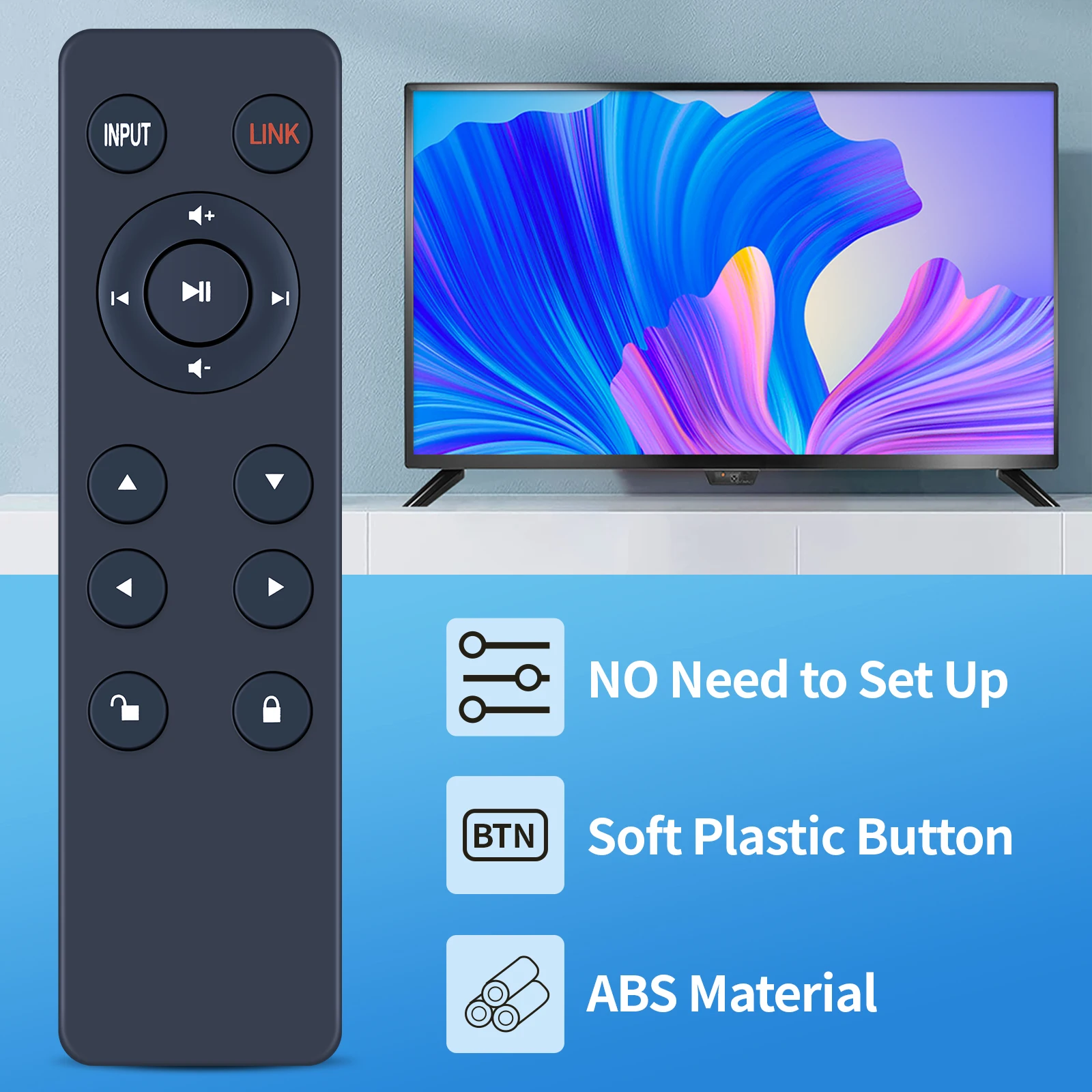 Remote Control pengganti baru untuk Speaker Bluetooth portabel Aiwa Exos-9