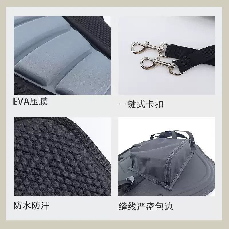 Adjustable backrest surf accessories, water sports comfort, inflatable seat cushions for kayaking and paddle boarding