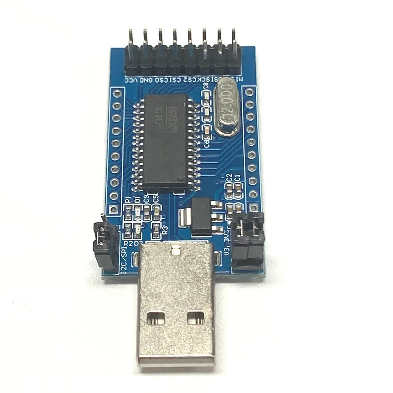 Módulo de placa de lámpara indicadora de funcionamiento integrado, convertidor de puerto paralelo, CH341A, USB a UART, IIC, SPI, I2C