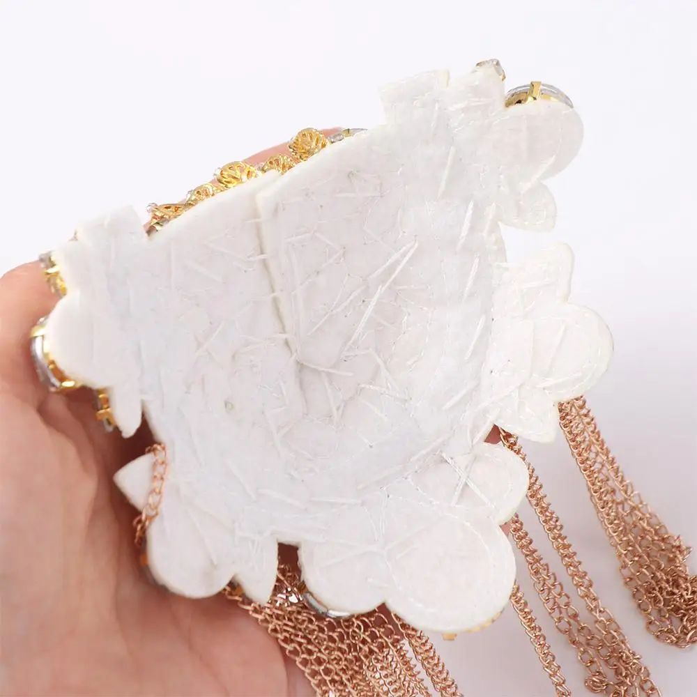 Exquisite Schädel Quaste Kette Epaulette Brustnadel Kristall Brosche Schulterbrett Glänzende DIY Jacke Vintage Brosche Bühnenauftritt