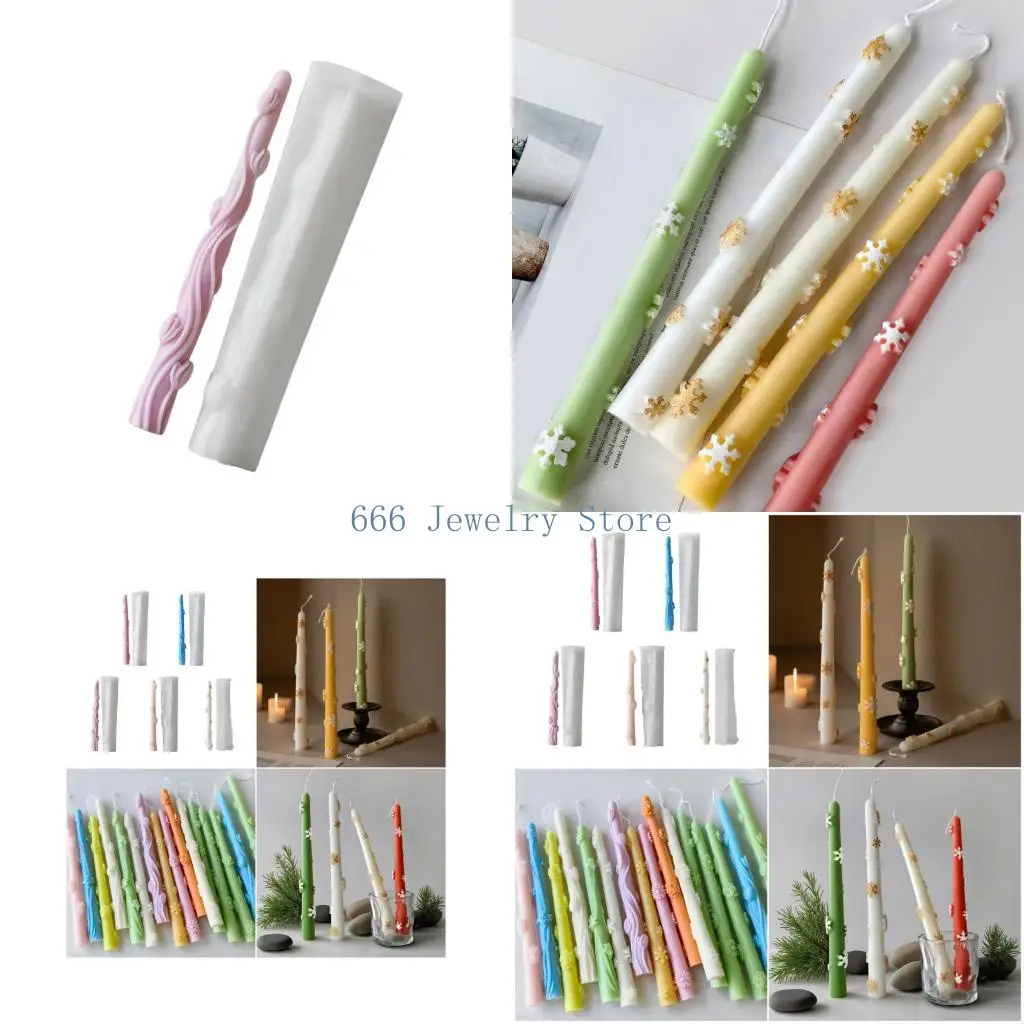 

F2TD Silicone Candle Mold Flower Pattern Geometric Gypsum Molds Suitable for Creative Homes Decoration and Handmade Gifts