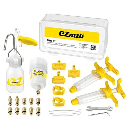 Kit de purga de aceite de freno de bicicleta, herramientas para SHIMANO SRAM Avid MAGURA Series, disco hidráulico, herramienta de reparación de frenos de bicicleta de montaña y carretera