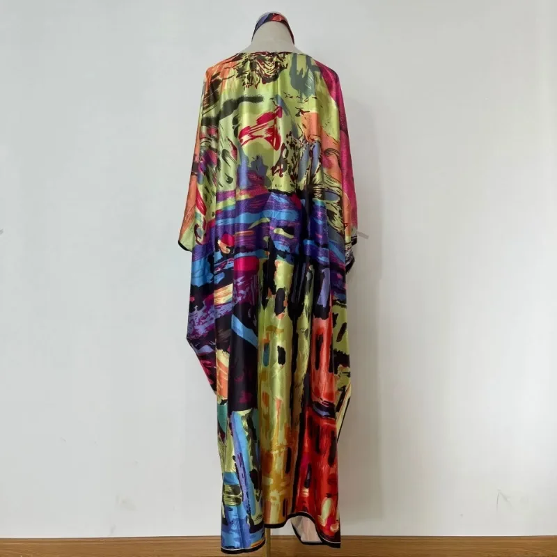 One Piece Polyester African Coat For Women Dashiki New Style Dress African Clothes Fashion Africaine Femme Africa Clothing