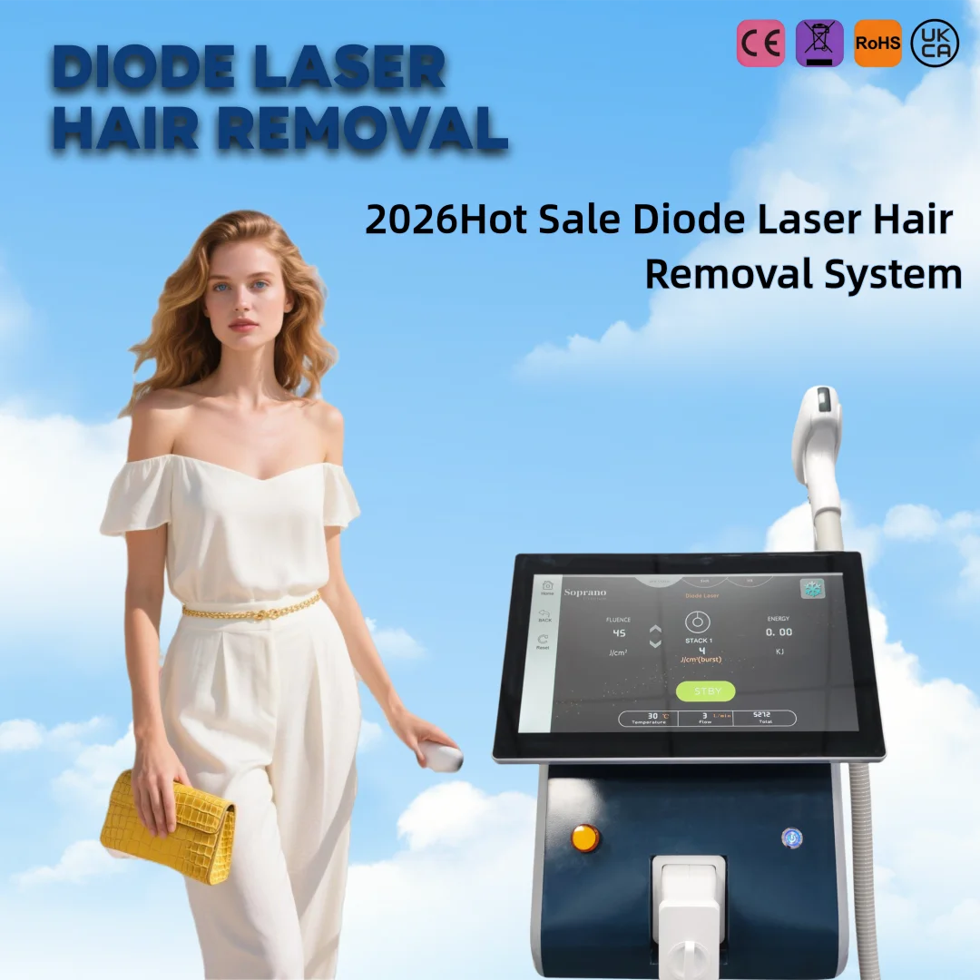 

Профессиональный диодный лазерный аппарат для удаления волос мощностью 4000 Вт, 4 длины волн, охлаждение ледяным методом, безболезненное удаление волос для женщин и мужчин.