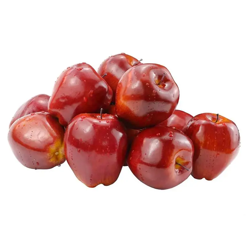 

BHBD-12 Pcs Fake Fruit Apples Artificial Apples Lifelike Simulation Red Apples Home House Decor For Still Life Kitchen Decor