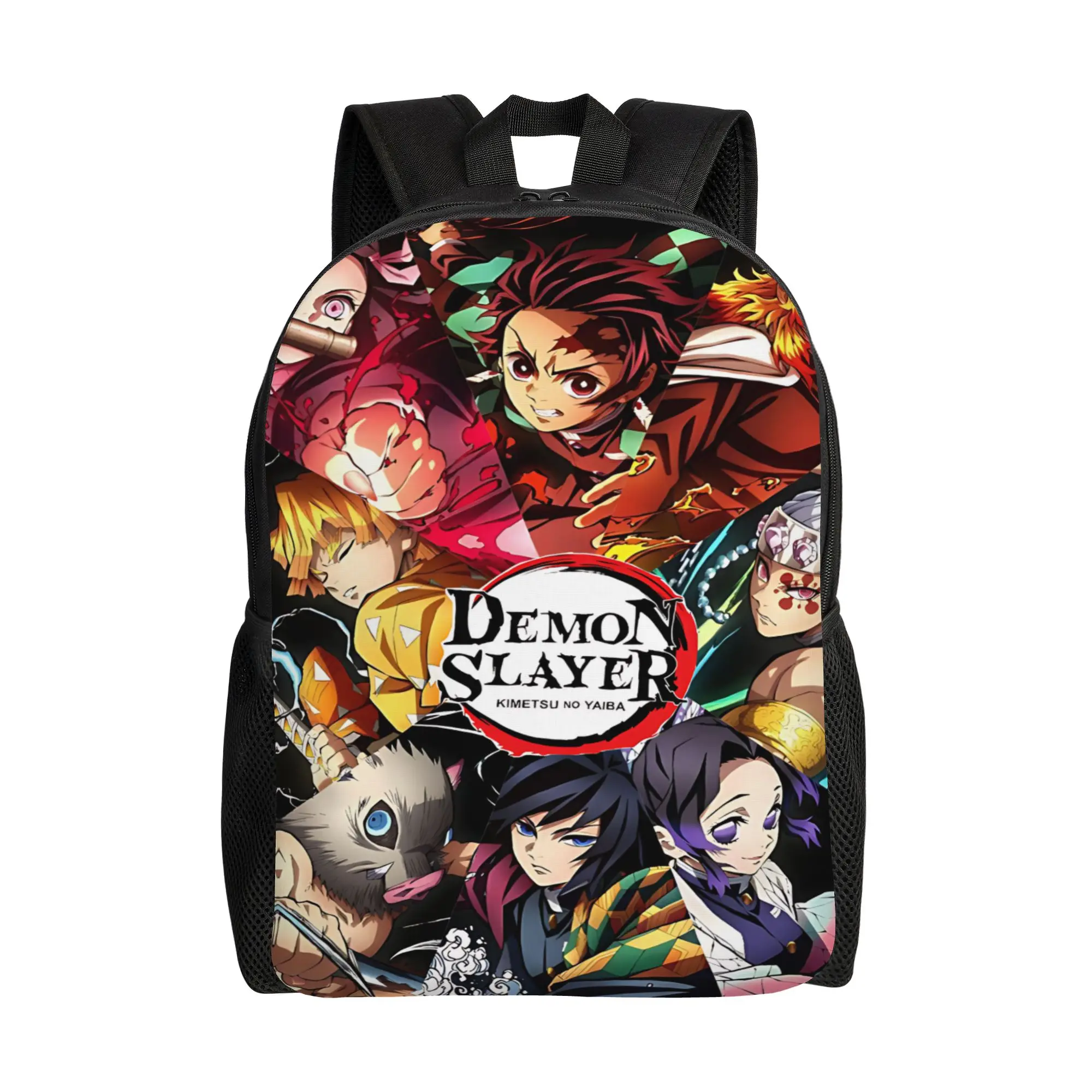 

Bandai Demon Slayer backpack ita bag shounen manga mochila Cool Work Zipper Closure Rucksack