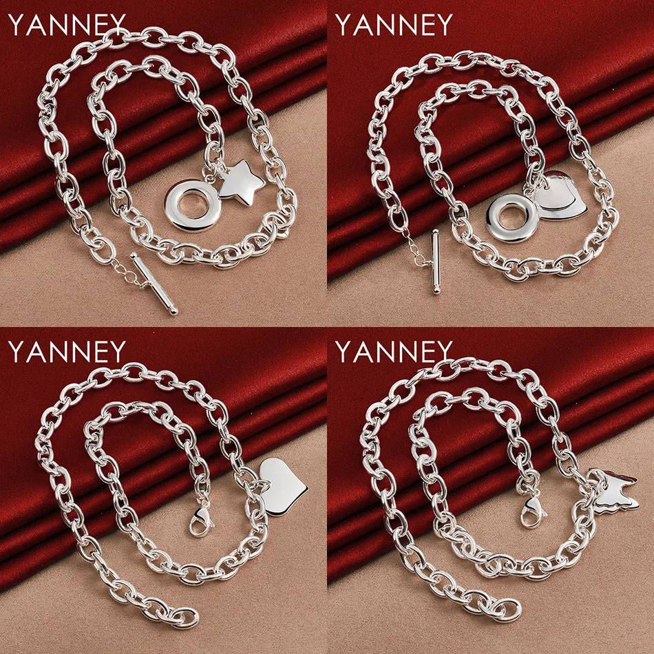 

Fashion 925 sterling silver exquisite star butterfly necklace women's temperament gift jewelry accessories wedding