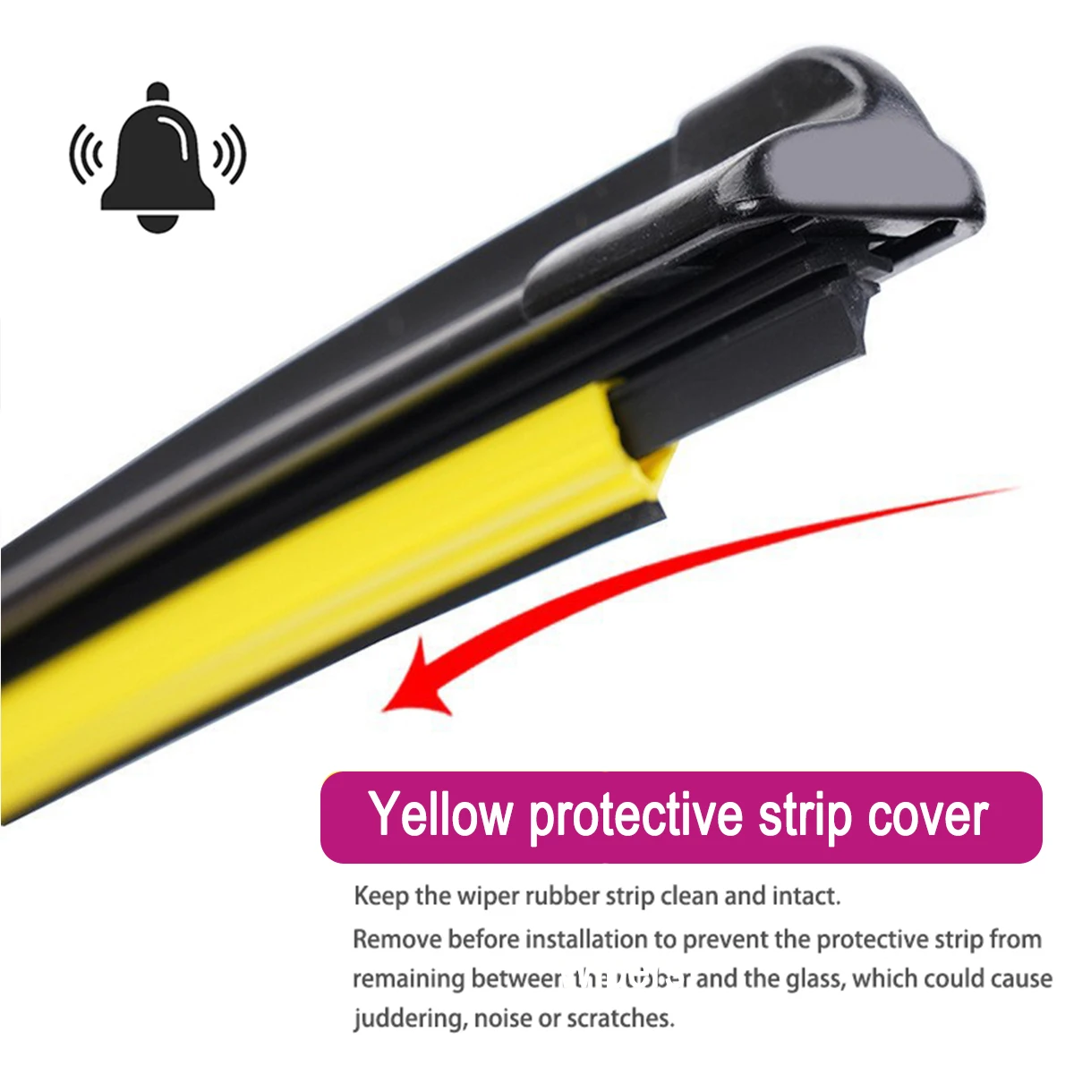 All Weather Durable Wiper Blades For Mazda Premacy CP 1999-2004 Front Windshield Wiper Soft Rubber Frameless