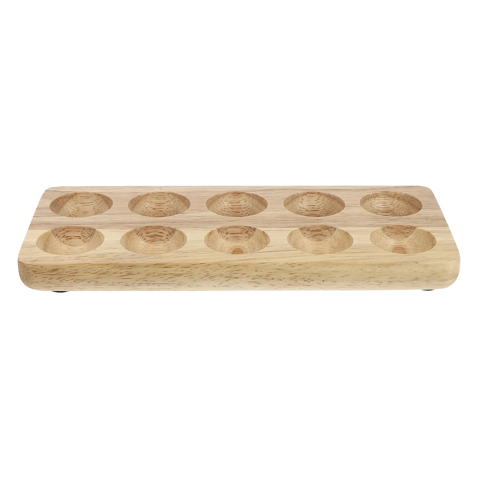 

Wooden Tray Storage Rack Kitchen Counter Simple Simple Egg Rack Egg Stand Durability Practicality Home Kitchenware