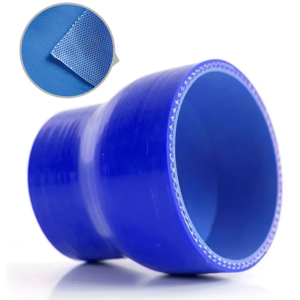 Universal Car Intake Pipe 0 Degree Straight Silicone Reducer Hose Coupler Intercooler Tube 76mm Length Multi Sizes Auto Parts