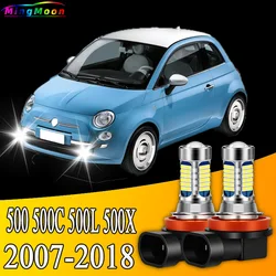2x 81LED Accessories Front Fog Light Bulb Lamp For Fiat 500 500C 500L 500X 2007-2018 2007 2008 2009 2010 2011 2012 2013 2014