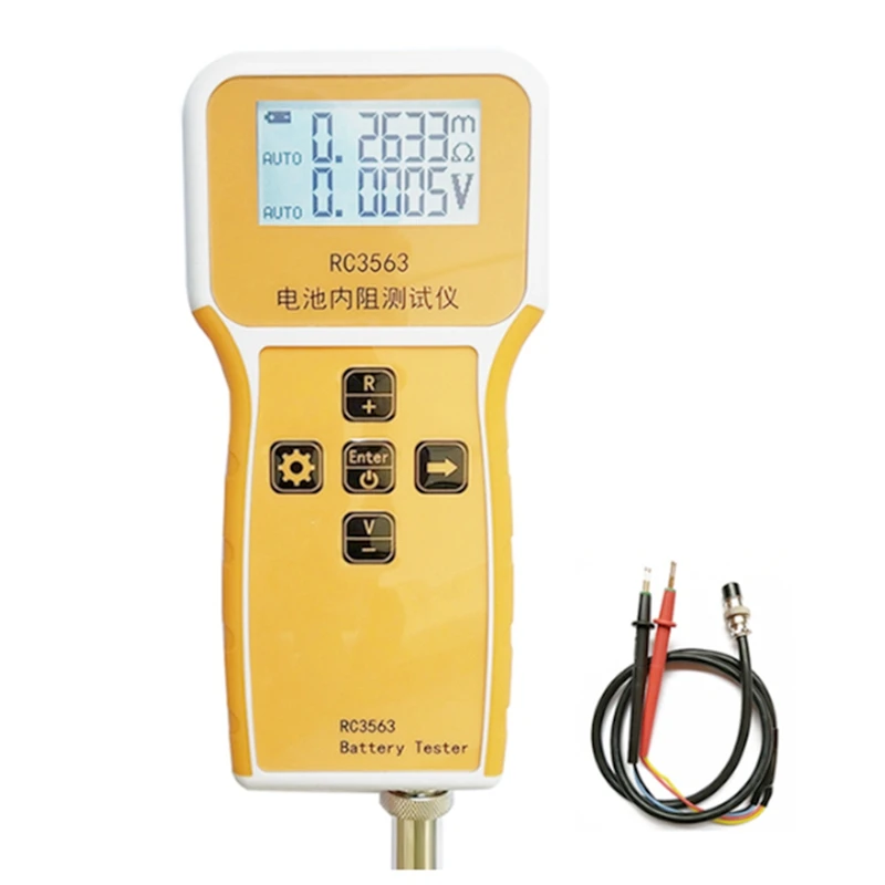 RC3563 Battery Internal Resistance Voltage 3-Digit Battery Tester True Four-Wire AC Lithium Battery Detector