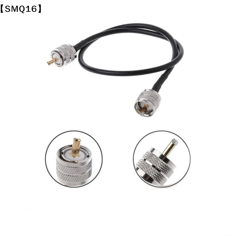 RF Coaxial Cable UHF PL259 Male To Male Connector RG58 Pigtail Cable 30cm/50cm/1m/2m/5m/10m【SMQ】