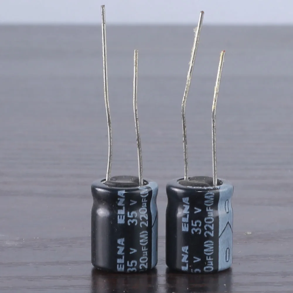 

9pcs Japan ELNA Rj3 220uf 35v Audio Capacitor for audio equipment 10*12.5mm