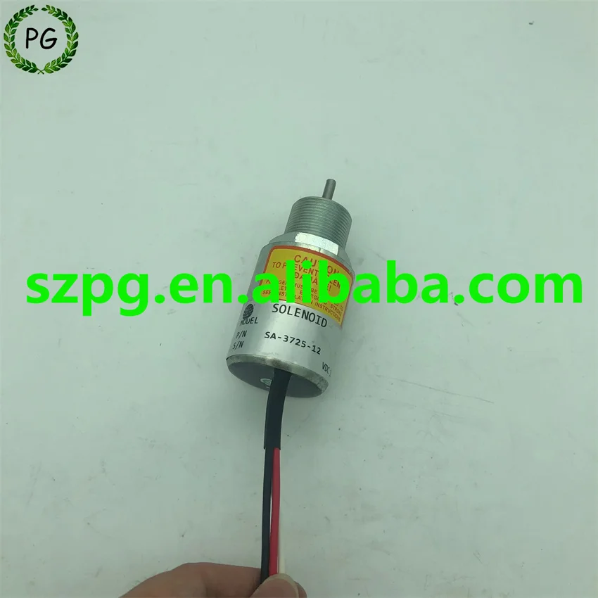 SA-3725-12 30A87-00040 Fuel Shut Off Solenoid 12V for Mitsubishi L2E L3E S3L S4L Engine Volvo EC15 Toro 223D Mahindra