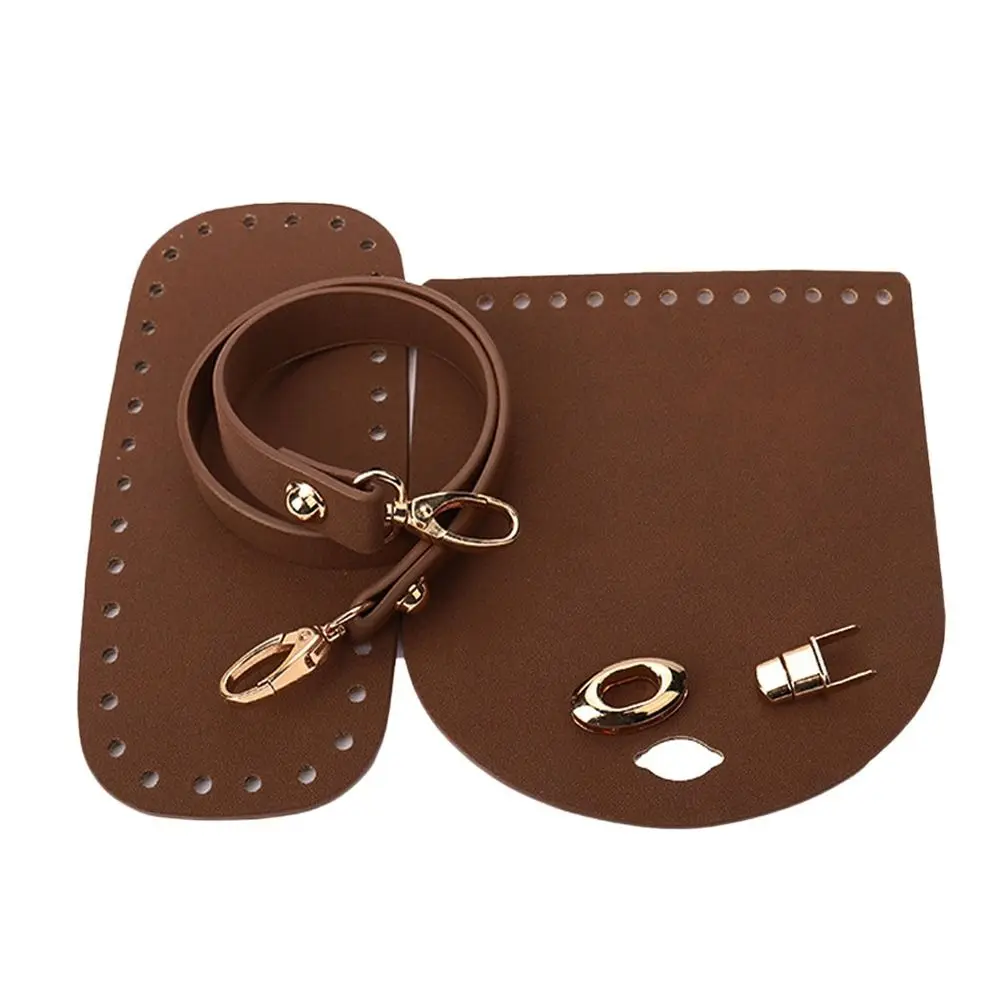 1/3pcs PU Leather Shoulder Bag Bottom Strap Handbag Shoulder Strap Woven Bag Set For DIY Handmade Bag Backpack Accessories