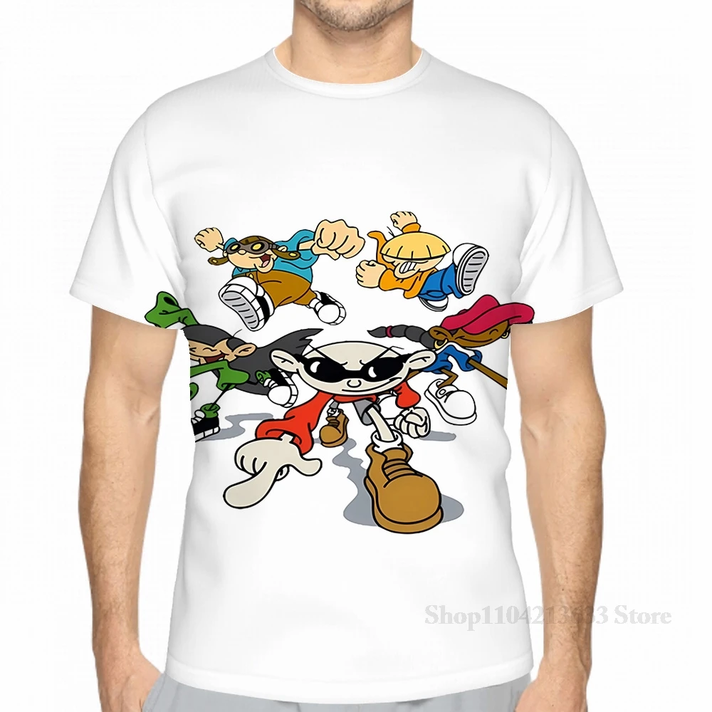 All over print Codename Kids Next Door men T-Shirt women fashion girl t shirt boy tops tees Short Sleeve tshirts