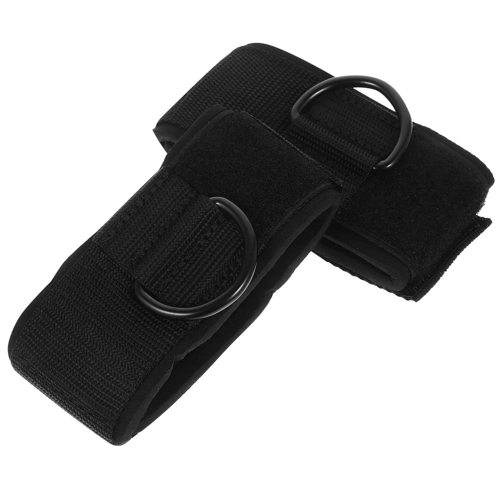

2Pcs Ankle Straps Portable Band Wearresistant Polyester Adjustable Buckle Fitness Cable Machine Leg Hip Exercise Gym Office