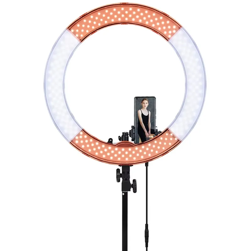 18 Inch 55W Photographic Lighting Professional Beauty Portable Led Ring Light Ring Lamp With Tripod