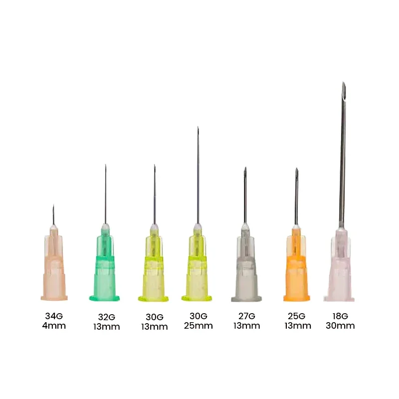 Agulha de dentes indolor de alta qualidade 18g 30mm 7g 13mm 30g25mm 32g4mm pequeno irrigador peças de ferramentas para pálpebras