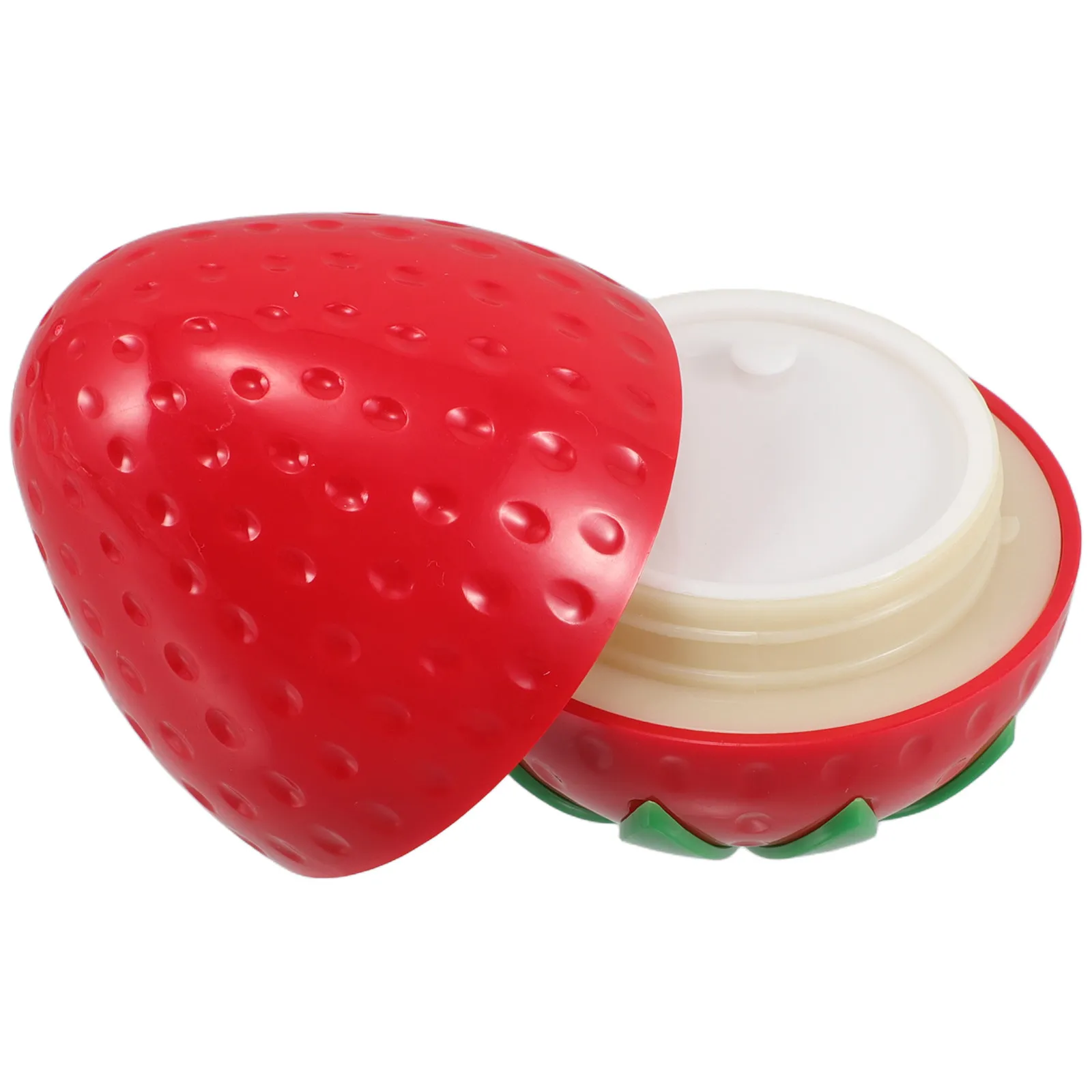 Strawberry Shaped Cream Travel Container Small Portable Jar Empty Hand Cream Container Travel Lotion Case Refillable