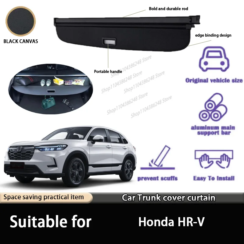 

Suitable for Honda HR-V ZR-V Trunk Curtain Rear Trunk Storage Partition Bezel Interior Modification Accessories