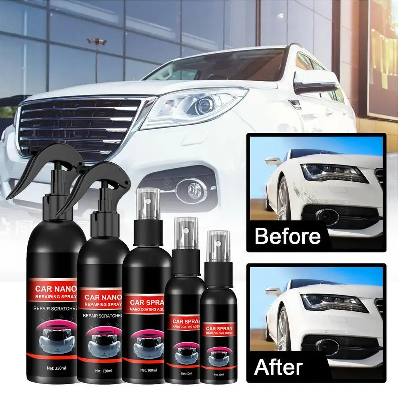 100ml/50ml Nano Coating Polishing Spray Auto Fast Repairing Car Scratches Remover Spray Automobile Repair Agent Polishing Spray