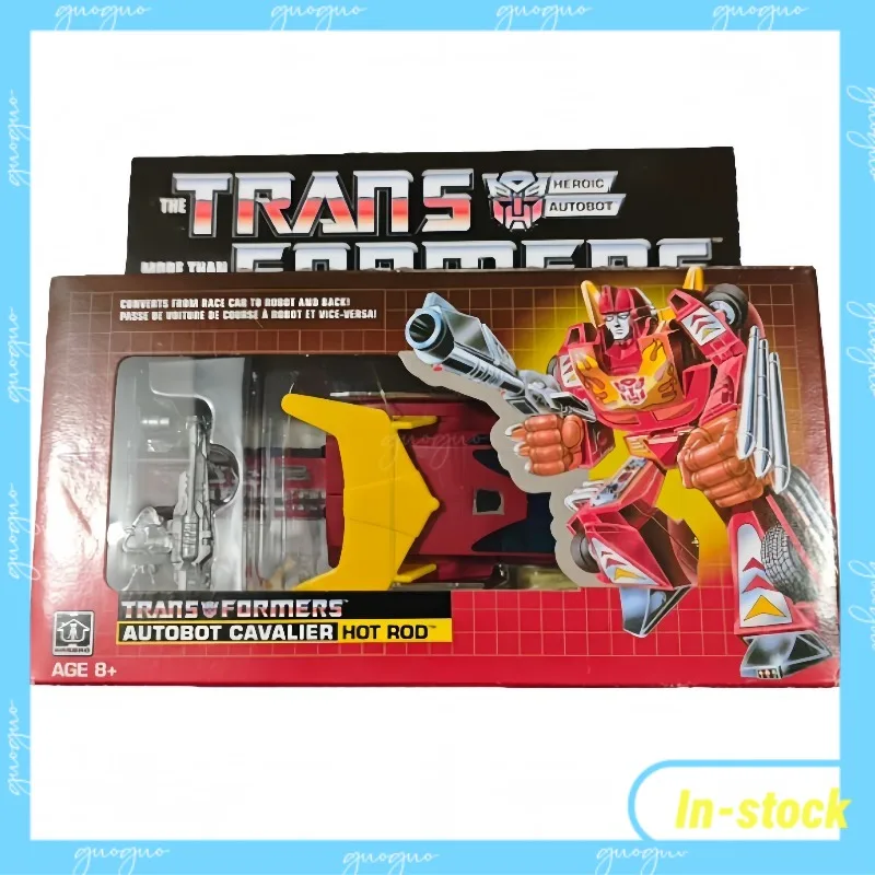 【재고 있음】변형된 장난감 G1 핫 로드 레플리카 액션 피규어 컬렉션 모델 장난감 선물